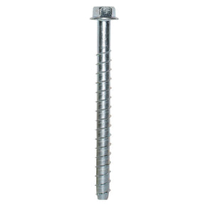 Simpson Strong-Tie Titen HD THD50600HF1 Heavy-Duty Screw Anchor, 1/2 in Dia, 6 in L, Carbon Steel, Zinc, Pack of 20