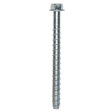Simpson Strong-Tie Titen HD THD50600HF1 Heavy-Duty Screw Anchor, 1/2 in Dia, 6 in L, Carbon Steel, Zinc, Pack of 20