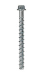 Simpson Strong-Tie Titen HD THDB25312HF1 Heavy-Duty Screw Anchor, 1/4 in Dia, 3-1/2 in L, Carbon Steel, Zinc, Pack of 50