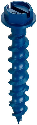 Simpson Strong-Tie Titen Turbo TNT18114HC75 Screw Anchor, 3/16 in Dia, Carbon Steel, Ceramic-Coated/Zinc, 75/PK