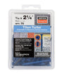 Simpson Strong-Tie Titen Turbo TNT18214TFC75 Screw Anchor, 3/16 in Dia, 2-1/4 in L, Carbon Steel, Ceramic-Coated/Zinc