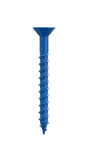 Simpson Strong-Tie Titen Turbo TNT25214TFC25 Screw Anchor, Carbon Steel, Ceramic-Coated/Zinc, 1/4 in Dia, 2-1/4 in L