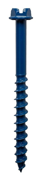 Simpson Strong-Tie Titen Turbo TNT25234HC8 Screw Anchor, 1/4 in Dia, 2-3/4 in L, Carbon Steel, Ceramic-Coated/Zinc, 8/PK