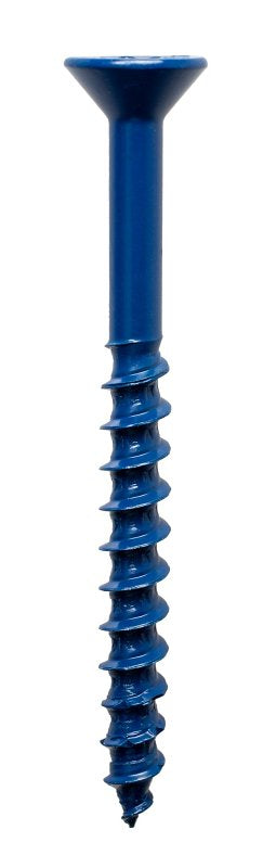 Simpson Strong-Tie Titen Turbo TNT25234TFC8 Screw Anchor, 1/4 in Dia, 2-3/4 in L, Carbon Steel, Ceramic-Coated/Zinc