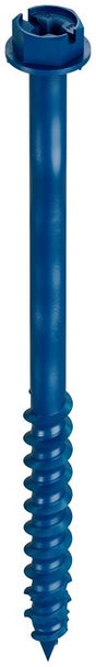 Simpson Strong-Tie Titen Turbo TNT25334HC75 Screw Anchor, 1/4 in Dia, 3-3/4 in L, Carbon Steel, Zinc Plated
