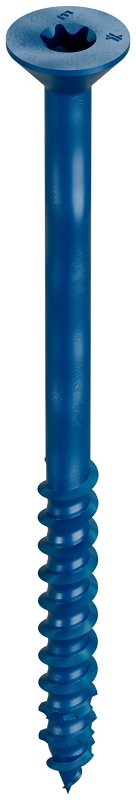 Simpson Strong-Tie Titen Turbo TNT25334TFC75 Screw Anchor, 1/4 in Dia, Carbon Steel, Ceramic-Coated/Zinc, 75/PK
