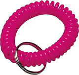 Hy-Ko KC151 Coiled Key Ring, Split Ring, Neon