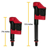 Korky 818Z Fill Valve and Flapper Kit, Rubber Body, Black/Red, Anti-Siphon: Yes