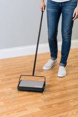 Bissell 2402C Manual Floor/Carpet Sweeper, 9 in W Cleaning Path, Blue