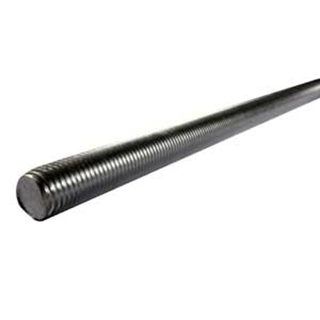 Reliable TRP516 Threaded Rod, 5/16-18 Thread, 36 in L, A Grade, Steel, Red, Machine Thread, Pack of 5