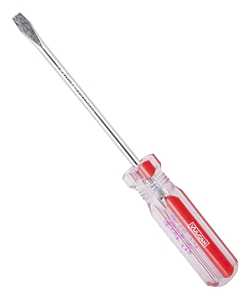 Vulcan TB-SD02 Screwdriver, 3/16 in Drive, Slotted Drive, 7 in OAL, 4 in L Shank, Plastic Handle