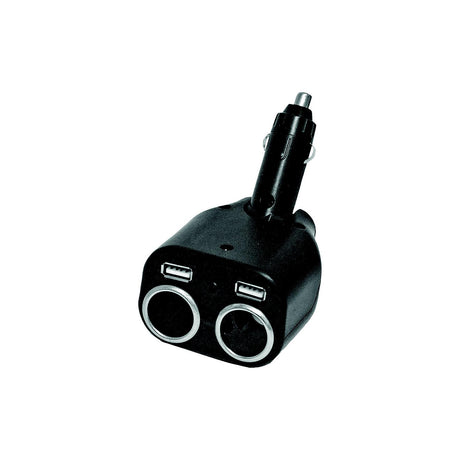 OUTLET-DUAL 12V W-DUAL USB