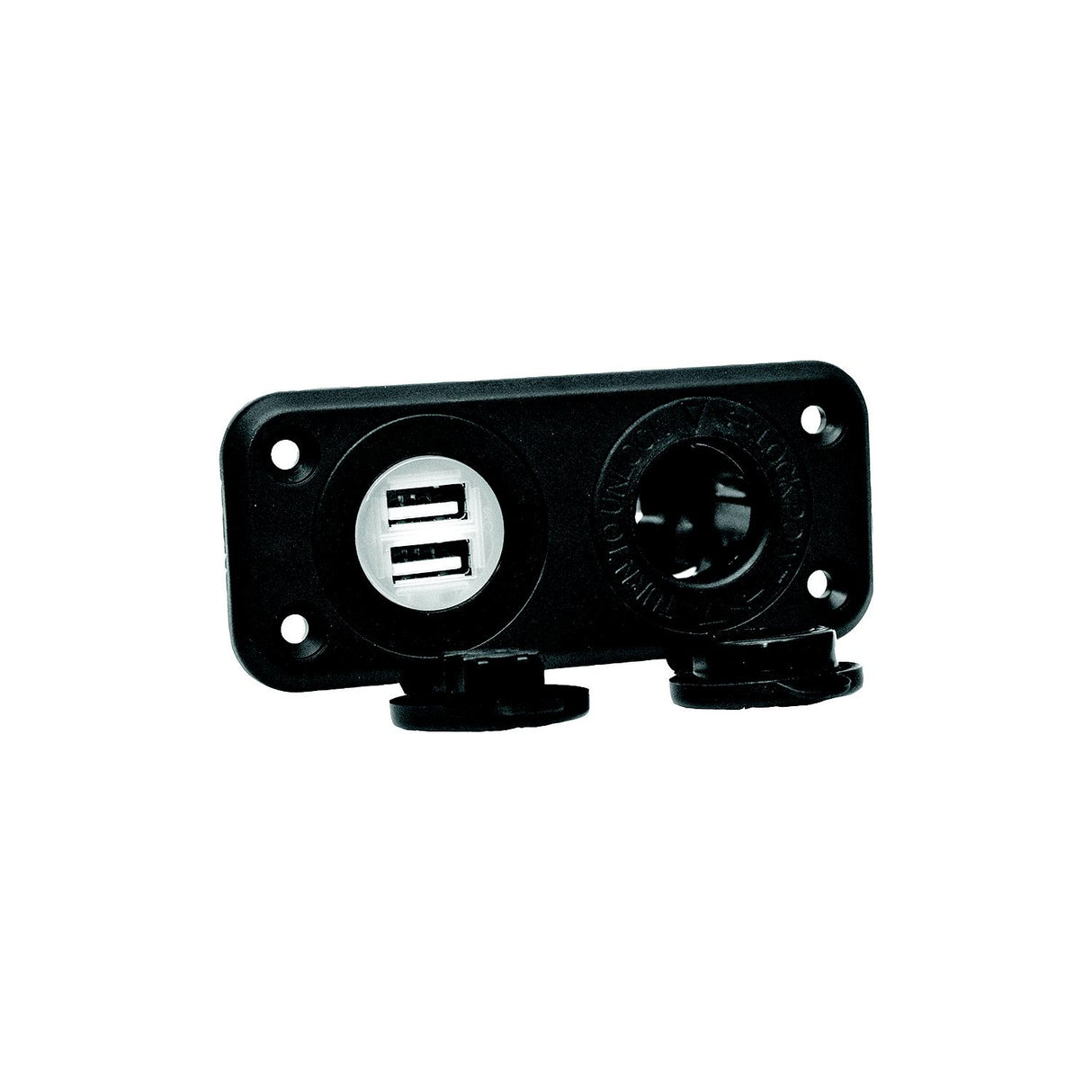 RECEPTACLE 12V W-DUAL USB