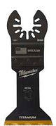 Milwaukee 49-25-1261 Blade, 1-3/4 in, 1-5/8 in D Cutting, HSS/Titanium, 1/PK