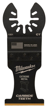 Milwaukee 49-25-1501 Blade, 1-3/8 in, Carbide/HCS/Titanium, 2 in D Cutting, 1/PK