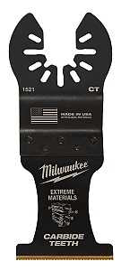 Milwaukee 49-25-1522 Blade, 1-3/8 in, 2 in D Cutting, Carbide/HCS/Titanium, 2/PK