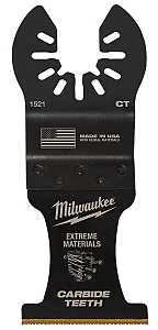 Milwaukee 49-25-1523 Blade, 1-3/8 in, 2 in D Cutting, Carbide/HCS/Titanium, 3/PK