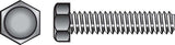 HILLMAN 1/4 in. D X 2 in. L Zinc Plated Steel Hex Tap Bolt 100 pk