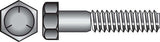 HILLMAN 3/8 in. D X 1-1/2 in. L Heat Treated Zinc Steel Hex Head Cap Screw 100 pk