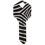HILLMAN Wackey Zebra House/Office Universal Key Blank KW1 Single, Pack of 6