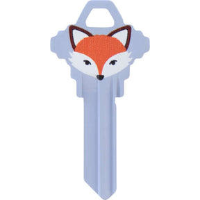 HILLMAN Wackey Fox House/Office Universal Key Blank SC1 Single, Pack of 6