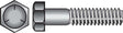 HILLMAN 7/16 in. D X 3-1/2 in. L Heat Treated Zinc Steel Hex Head Cap Screw 25 pk