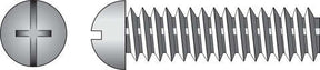 HILLMAN No. 8-32 X 1-1/2 in. L Combination Round Head Zinc-Plated Steel Machine Screws 100 pk