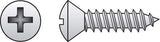 HILLMAN No. 4 X 1/2 in. L Phillips Oval Head Sheet Metal Screws 100 pk