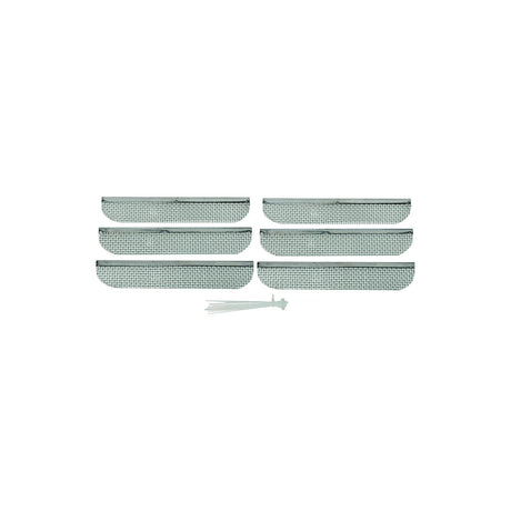 Valterra A10-1313VP Stainless Steel Mesh Cover 6 Pack Bug Screens for RV Fridge Vent - Fits Dometic Models with 8.13″ Vent
