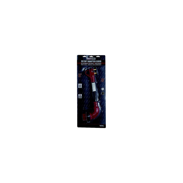 Valterra Mighty Cord 90° Adapter Cord, 30AM-30AF, Carded