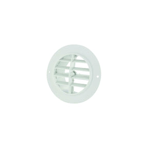 Valterra A103335VP 4" Heating &amp; A/C Dampered Register, White