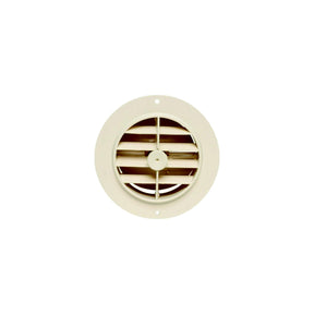 Valterra Dampered Heating &amp; A/C Register, Off-White