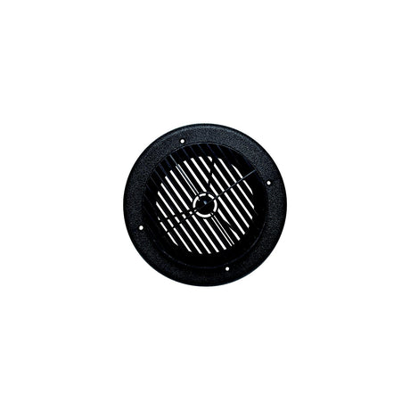 Valterra 4" Louvered Heating &amp; A/C Register, Black