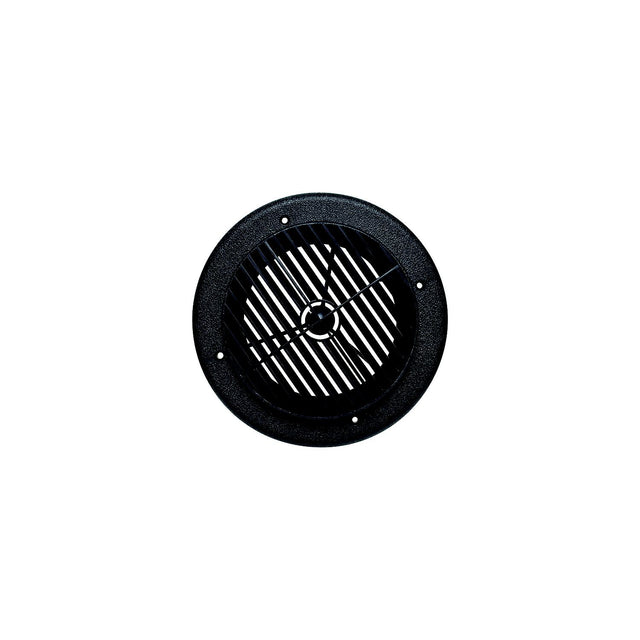 Valterra 4" Louvered Heating &amp; A/C Register, Black