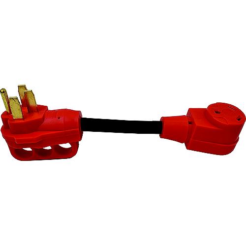 Valterra Dogbone Style Mighty Cord 12″ RV Adapter Cord with Handle