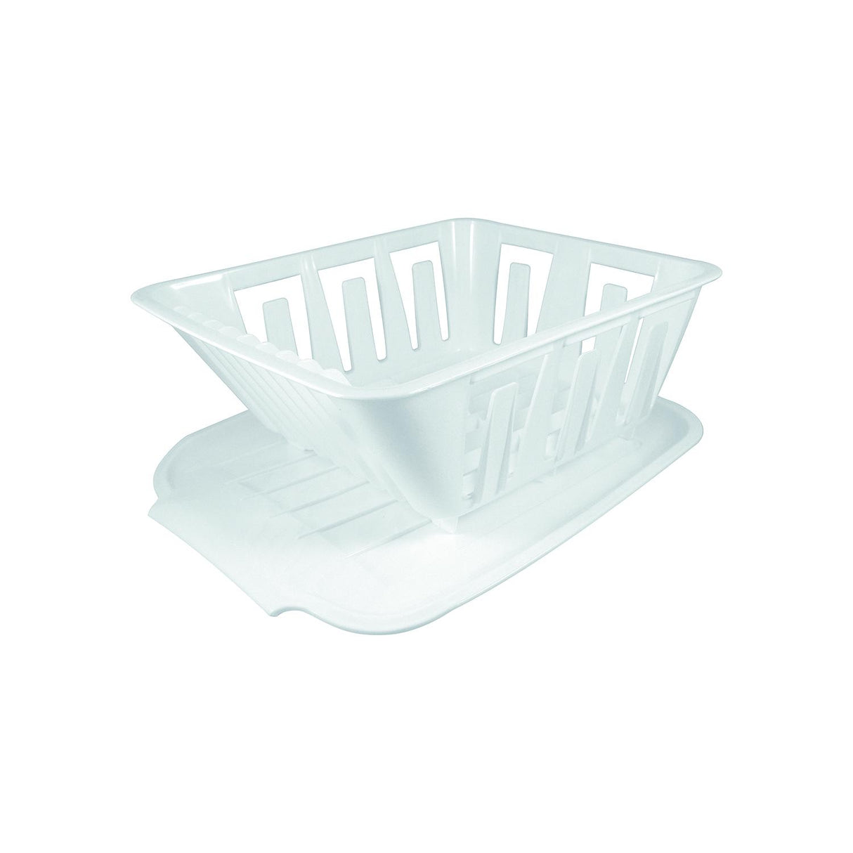 DISH DRAINER SET POLAR WHITE