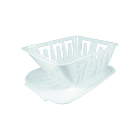 DISH DRAINER SET POLAR WHITE