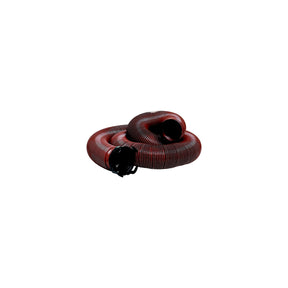 Valterra D04-0044 Bronze 20' E-Z Flush Heavy Duty RV Drain Hose & 3″ Rotating Bayonet Adapter