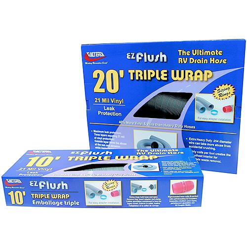 Valterra E-Z Flush Triple Wrap 3" RV Hose