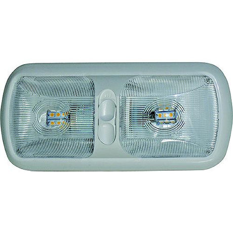 Valterra DG72406VP LED Eurostyle Dome Light, Double, 5500k