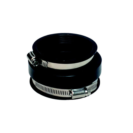 4X3 COUPLER W/HOSE CLAMPS