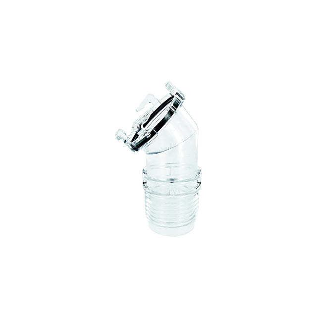 EZ COUPLER CLEAR 45DEG HOSE AD