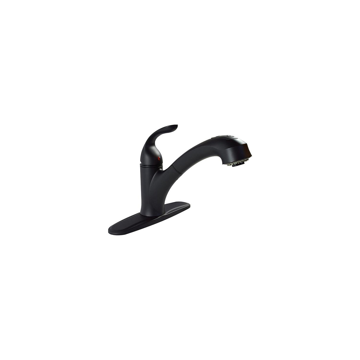 Valterra Phoenix PF231741 8″ Hybrid RV Kitchen Faucet with Pullout Spout & 56″ Hose, Matte Black