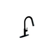 Valterra PF231765 8″ Premium Slimline Single Handle Pull Down Kitchen Faucet, Matte Black