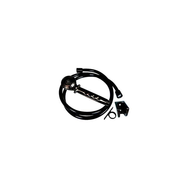 Valterra Phoenix PF276027 RV Outdoor 60″ Vinyl Shower Hose & Kit, Rubbed Bronze