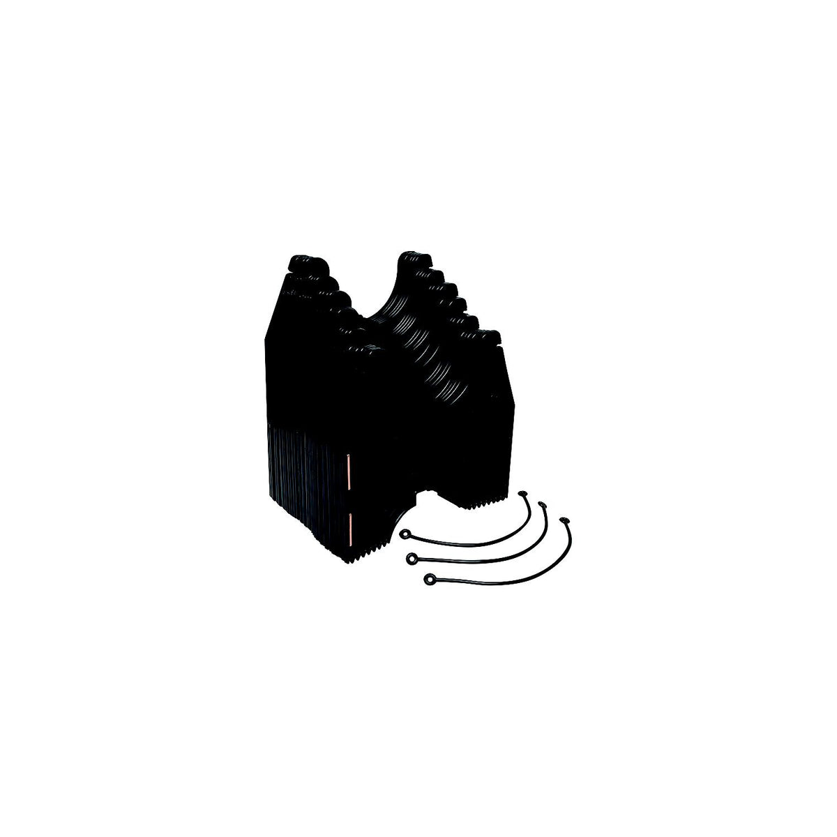 Valterra 10' Standard Slunky RV Drain Hose Support, Black