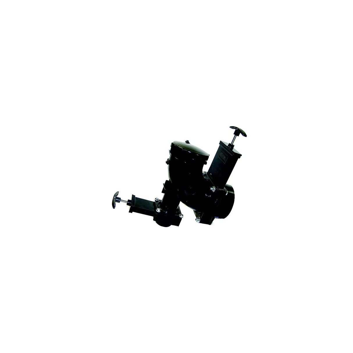 Valterra T68 RV Double Rotating Valve with 3″ Hub x 1 1/2″ Hub x 3″ Bay & Cap