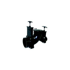 Valterra T80 RV Double Ell Rotating Valve with 3″ Hub x 1 1/2″ Hub x 3″ Bay & Cap