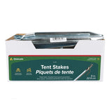 Coghlan's Silver Tent Stakes 0.625 in. W X 9 in. L 1 pk, Pack of 50
