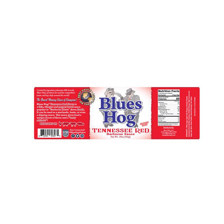 Blues Hog Tennessee Red BBQ Sauce 19 oz, Pack of 6